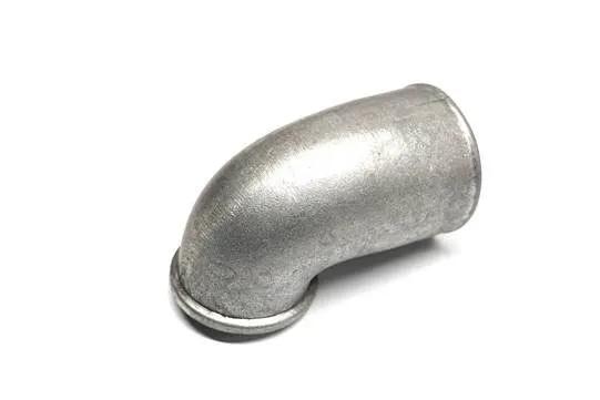 Power Driven Diesel 3-inch Forward Discharge Elbow S300SXE, silver metal fuel line elbow