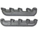 BD Diesel exhaust manifolds for Ford 6.0L Power Stroke (2003–2007), gray coated, 2-piece set