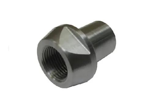 Artec Industries Tube Adapter 1.0in ID x 1.5in OD, 14 TPI, length 7-8in, steel with wrench flats