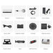 EinScan-SP V2 Desktop 3D Scanner Einstar-US kit with turntable, USB cable, power adaptor, calibration board