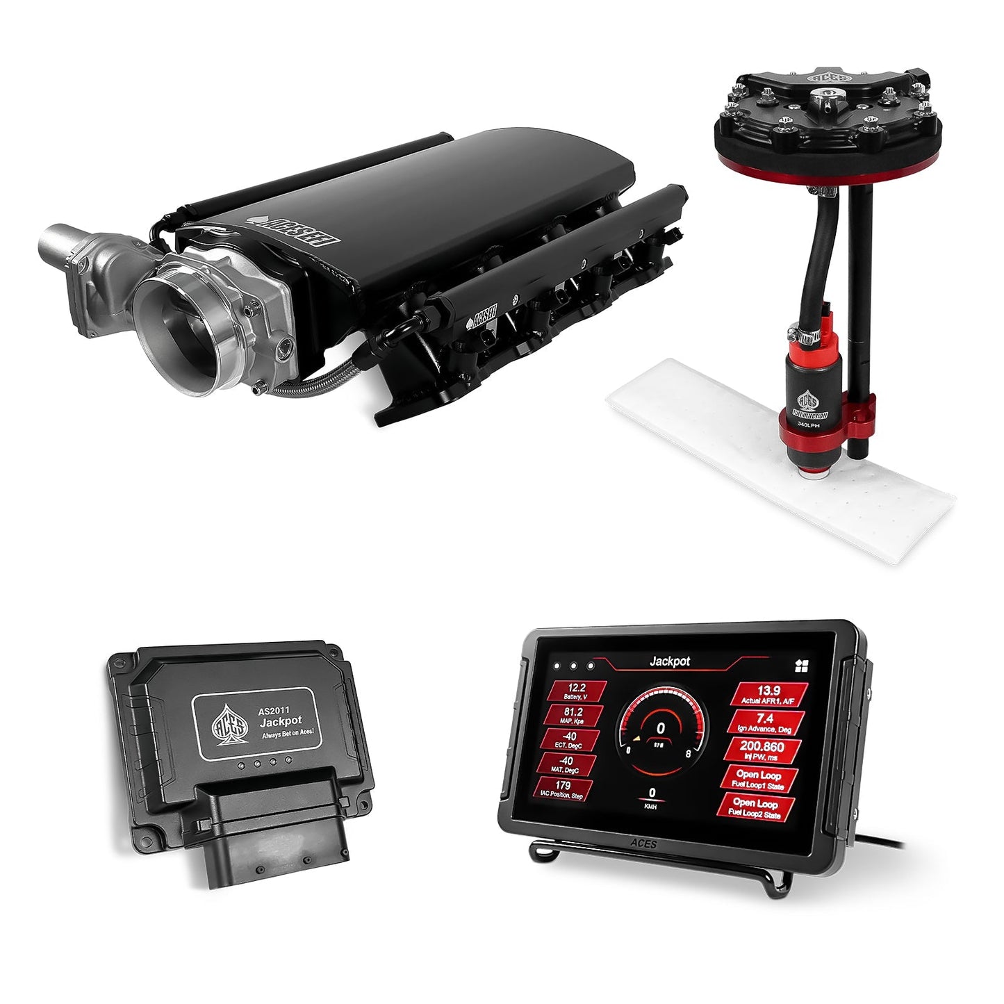 Jackpot LS EFI System - Master Kit with Tank Conversion Pump Module with Internal Regulator