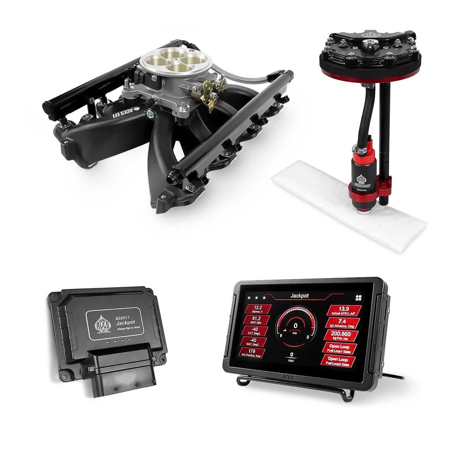 Jackpot LS EFI System - Master Kit with Tank Conversion Pump Module with Internal Regulator