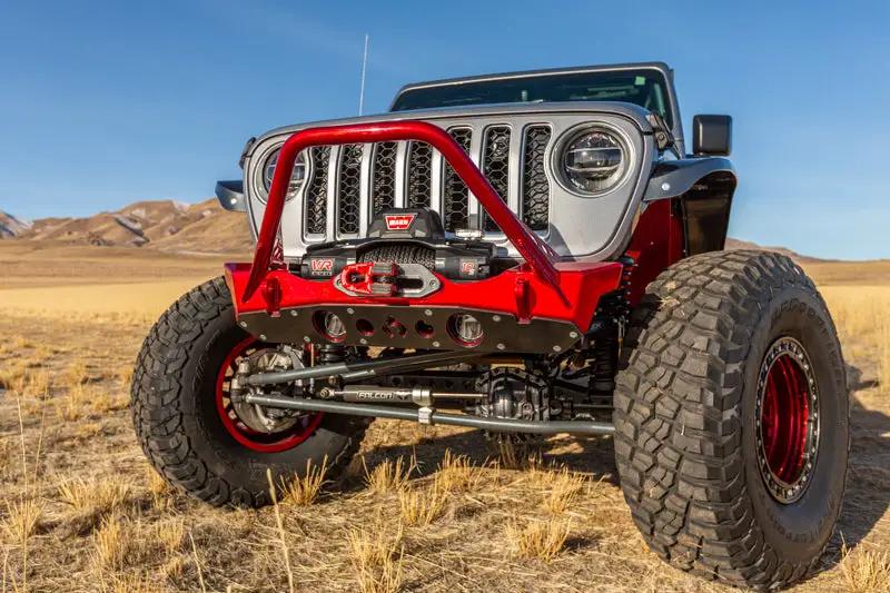 Nighthawk Stinger Front Bumper w/ Aluminum Skid Artec Industries for JK/JL/JT
