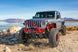 Nighthawk Stinger Front Bumper with Aluminum Skid for JK/JL/JT Jeep Wrangler Artec red