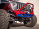 Nighthawk Stinger Front Bumper Artec for Jeep JK/JL/JT, red bumper with blue aluminum skid