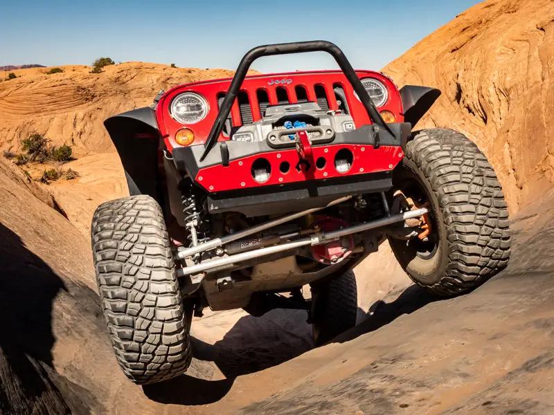 Nighthawk Stinger Front Bumper Artec Industries with Aluminum Skid for JK/JL/JT