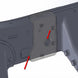 JK Front 3-Link Frame Mount Bracket Artec Industries, gray steel Jeep JK chassis mounting plate with holes