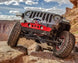 Artec JL eTorque Aluminum Skid Plate Jeep Wrangler JL belly pan, red aluminum under front bumper