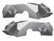 JL/JT Front Inner Fenders Freedom Edition by Artec, pair of gray metal panels