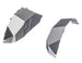 JL Rear Inner Fenders by Artec, pair of steel inner fender panels with riveted seams