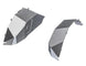 Artec JL Exterior Package Front Inner Fenders for Jeep JL/JT, steel panels, pair