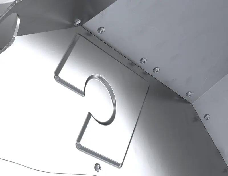 JL Rear Inner Fenders ARTEC Industries silver metal panels for Jeep JL
