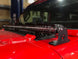JL 50-inch LED Light Bar Mounts Hood Artec Industries for Jeep Wrangler JL; black metal brackets with LED bar