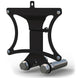 Artec JL License Plate Mount, black powder-coated steel frame for Jeep JL