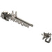 Artec APEX Front Truss Upper Link Mount 2.63 in wide, silver upper link axle bracket