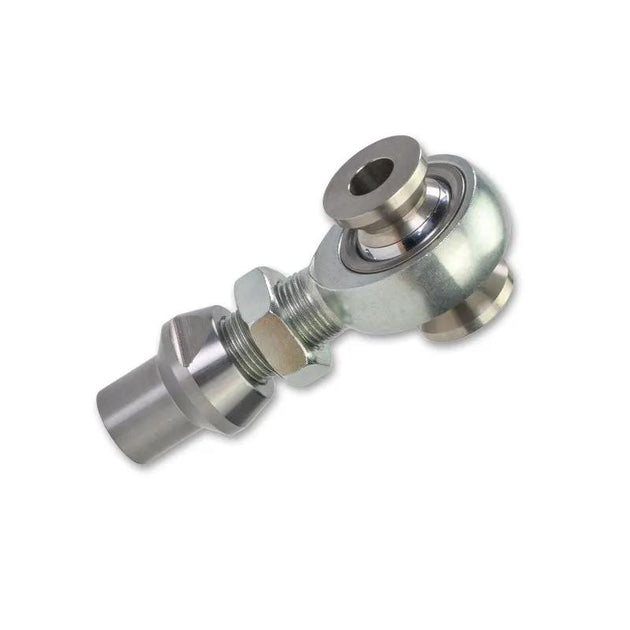 Artec JMX PRO Rod End, 3/4 in bore, 3-piece Teflon-lined spherical bearing, zinc-plated body