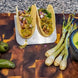 ARTACO Dos two-taco holder Artec Industries on metal stand with two tacos