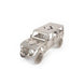 Artec Micro JL Wrangler metal model kit, unpainted steel finish, Jeep JL body with doors and wheels