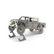 Artec Mini Gladiator Puzzle metal Jeep Gladiator model with two display stands