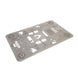 Artec Mini Gladiator Puzzle aluminum chassis plate with wheel cutouts, Artec Industries