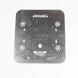 Artec Mini Willys Large Post Card Holder, dark gray CNC-cut metal plate with wheel cutouts