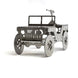Artec Mini Willys Post Card Holder CNC metal Jeep model, Artec Industries