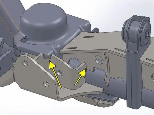 JK Heavy Duty Stock Track Bar Bracket Artec Industries 2007-2018 Jeep Wrangler JK