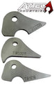 Coilover Tabs for Truss by Artec Industries, set of three gray metal tabs