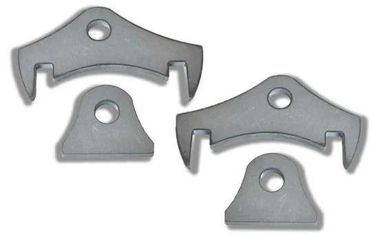 Artec Lower Link Shock Tabs 4 Pieces - steel curved mounting tabs with holes