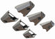 Artec TJ Boatside Body Mounts - 1.25in lift, set of 6 body mount replacements for Jeep TJ