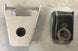 TJ Boatside Body Mounts 1.25 in lift — Artec Industries body mount replacement pair (silver new, black rusted)