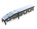 Modular Truss End Axle Truss Upgrade by Artec Industries, silver aluminum end piece with multiple mounting holes