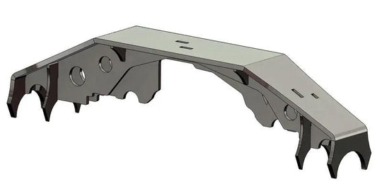 Artec Sterling 10.25 Rear Modular Truss Axle Truss, gray steel, side view