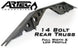 Artec 14 Bolt Rear Axle Truss, black steel, full width and low profile