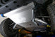 Bellypan for Toyota Tacoma 3rd Gen by Artec Industries; aluminum underbody skid plate with ARTEC logo