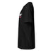 4Link4WD Extra Soft T Shirt black short-sleeve tee, side view with front graphic