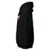 4Link4WD Black Hoodie with White Front & Back Logos