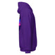 4Link4WD Retro Purple Hoodie, hooded sweatshirt, side view