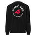 4Link4WD Premium heavyweight long sleeve shirt black with circular white logo and red graphic on back