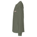 4Link4WD heavyweight long sleeve shirt, olive green, side view with left sleeve logo