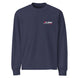 4Link4WD navy premium heavyweight long-sleeve shirt with small chest logo