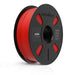 ABS Filament spool by Numakers, red, 1.75 mm, 1 kg