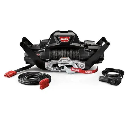 Warn Zeon 10S 10000-lb Multi-Mount Winch with Spydura synthetic rope, black finish