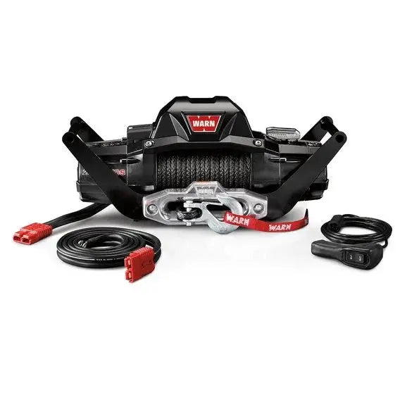 Warn Zeon 10S 10000-lb Multi-Mount Winch with Spydura synthetic rope, black finish