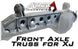 Front Axle Truss for XJ by Artec, gray steel