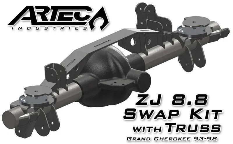 Artec ZJ 8.8 Swap Kit with Truss for Grand Cherokee 93-98 rear axle