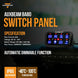Switch Panel Kit for Automotive | Auxbeam 8 Gang Switch Panel  | Urban 3D