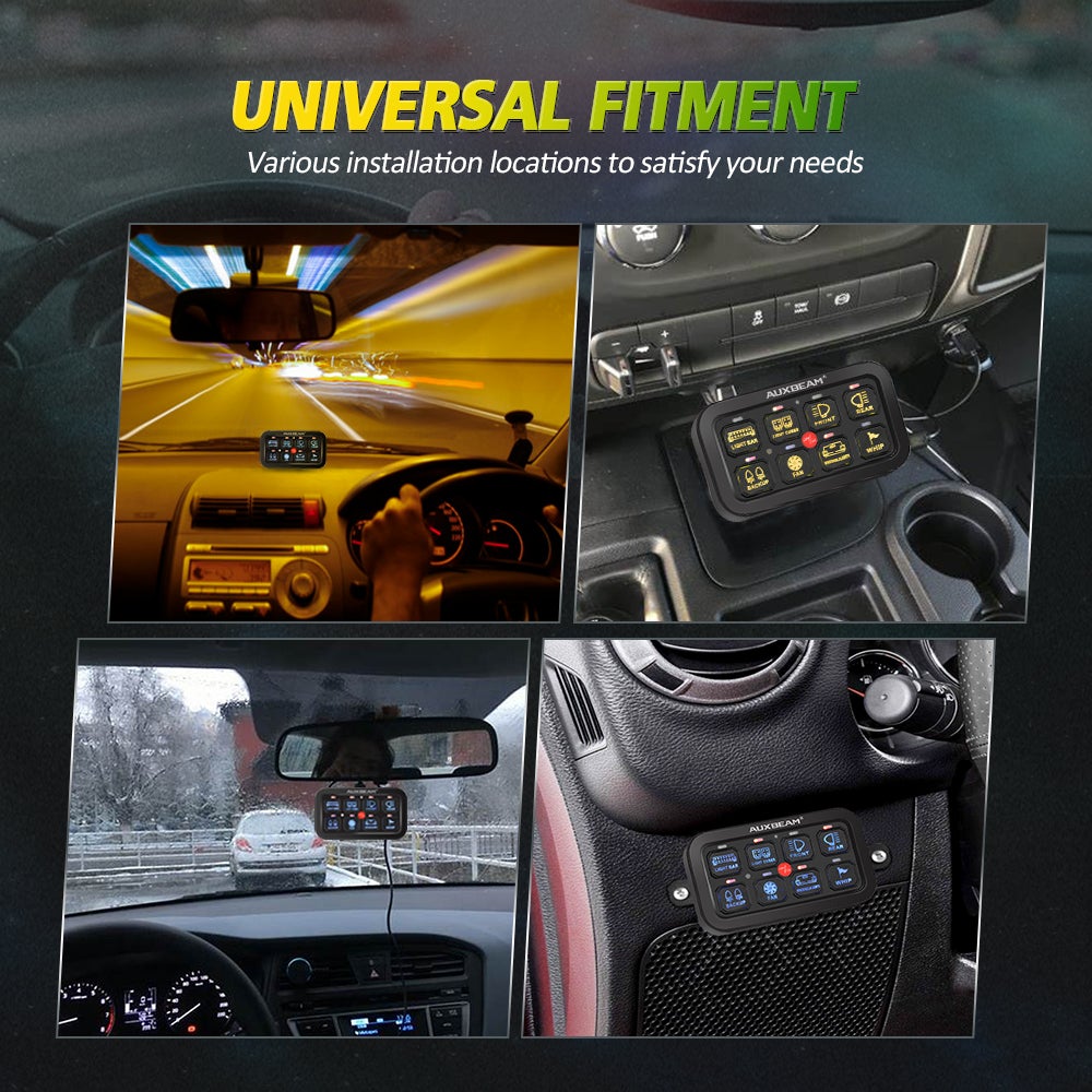 Auxbeam AR-800 RGB Switch Panel | Lighting Control | Urban 3D