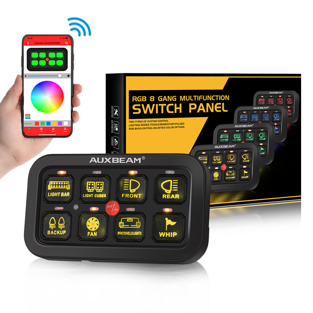 Auxbeam AR-800 RGB Switch Panel | Lighting Control | Urban 3D